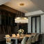 1 - Light Gold LED Crystal Pendant