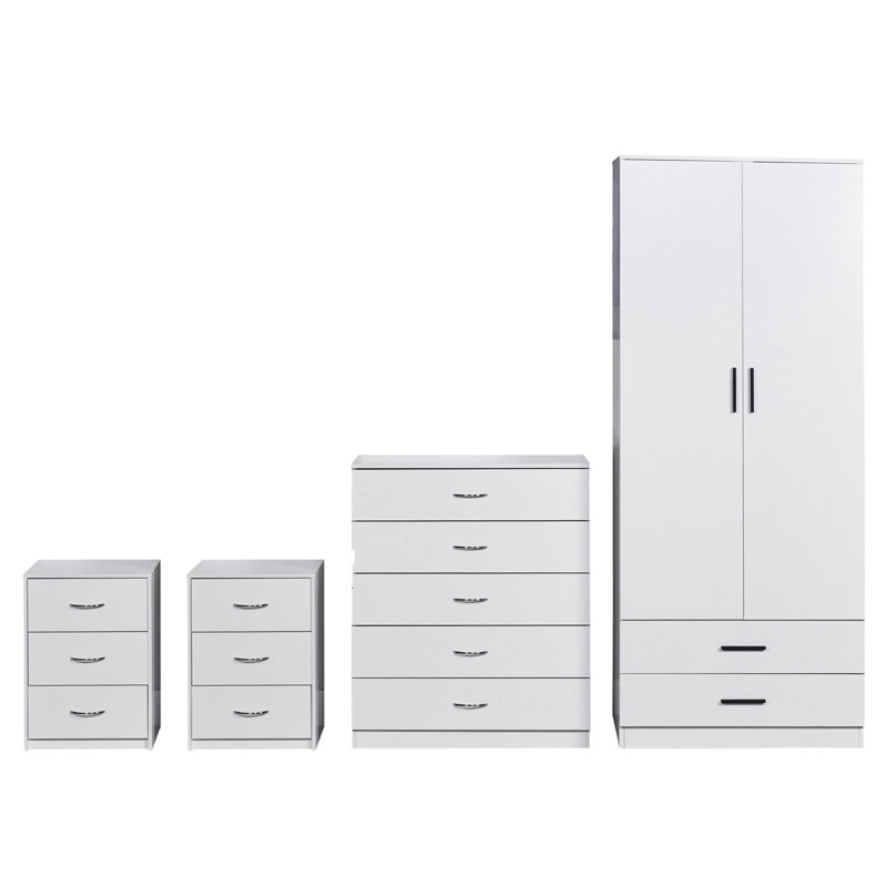 Benjy Piece Bedroom Set, White
