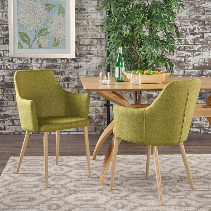 Joshua 19.8'' H Fabric Upholstered Accent, Green