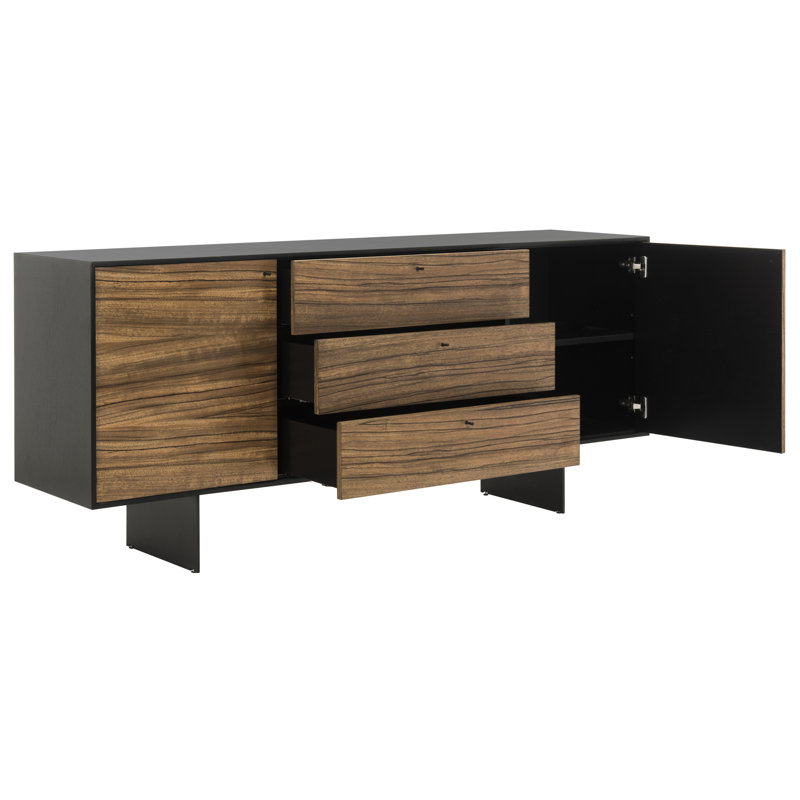 Table buffet à 3 tiroirs de 71 po de largeur