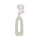Contemporary Ceramic Abstract Cut-Out Vase