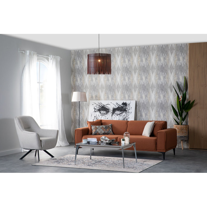 89.76'' Slipcovered Velvet Sleeper Sofa