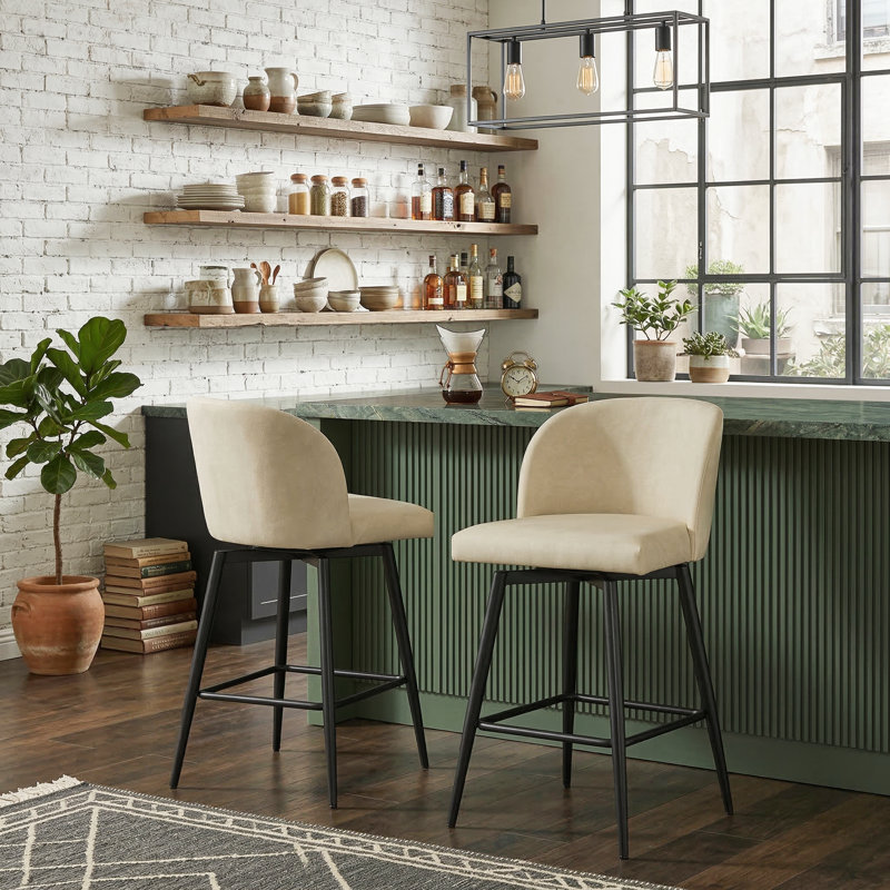  Tabouret à hauteur de comptoir Rhyth, Beige