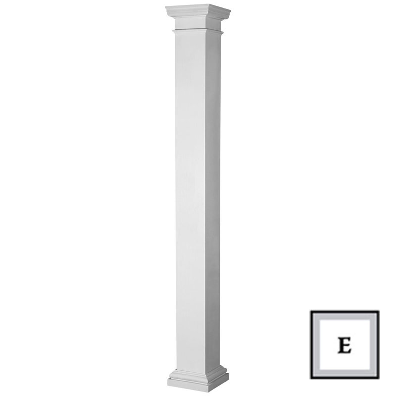 Arbre à colonne carrée non capitonné Endura-Stone Pro Series, H 96 po x l 10 po x P 10 po