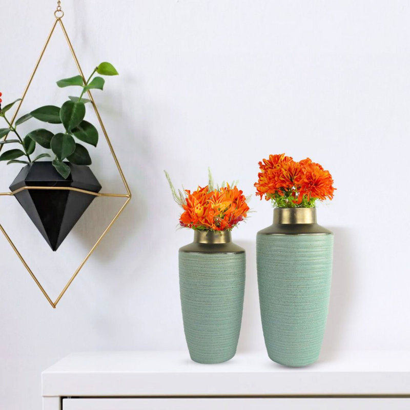 Jovantae Ceramic Table Vase Set