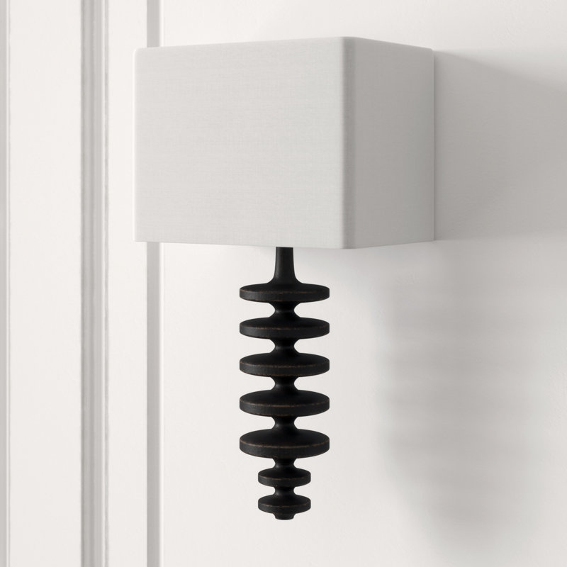 Fishbone Sconce, Ebony