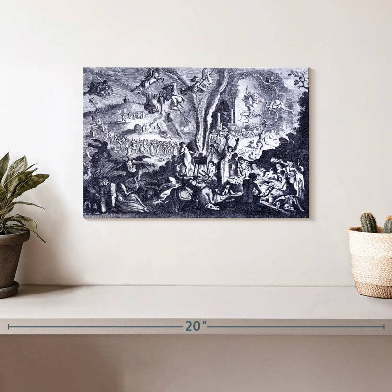 Kelan Witches Sabbath, 8" H x 12" W