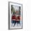 «Christmas Truck Pups Trio», reproduction sous verre encadrée, design par Petal Prints Design