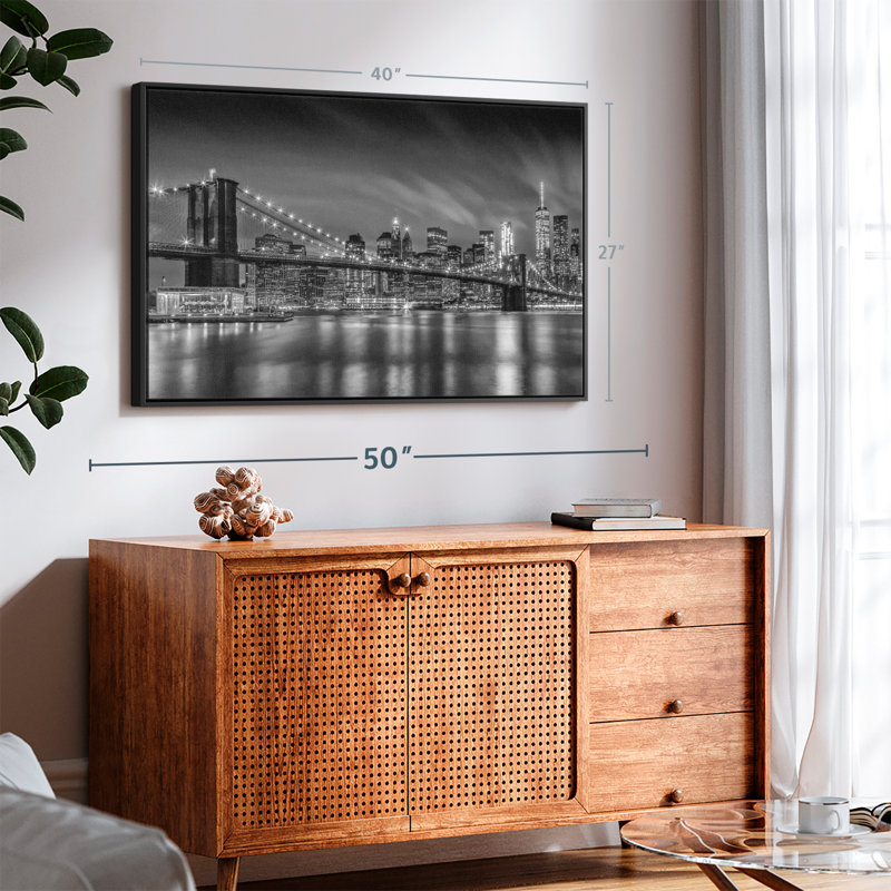 " Brooklyn Bridge Nightly Impressions ", 27" H x 40" W