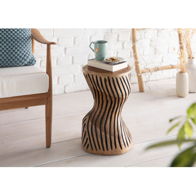 Unika Solid Wood Accent Stool
