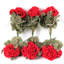 18 pouces géranium rouge, faux floral pour les arrangements de vase et la décoration intérieure