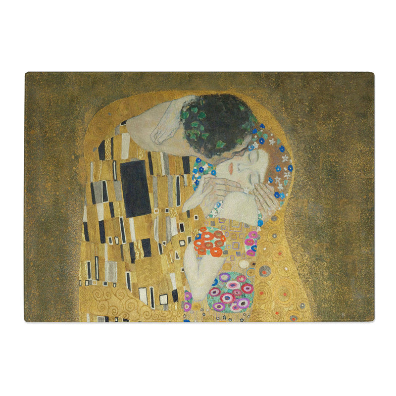 The Kiss Vol.4 by Gustav Klimt Chopping Board, 28.5cm W x 39cm L