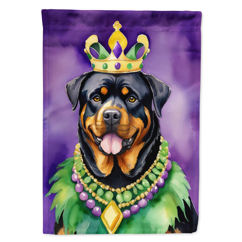 Drapeau de jardin double en polyester H 15,5 po x l 11,25 po