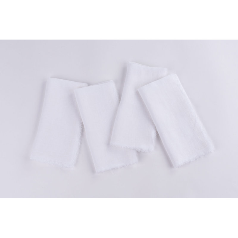 Raphael Linen Dining Linen Set, White