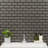 Tactiq Brunox Subway 12 in. x 12 in. Glossy Glass Mosaic Wall Tile