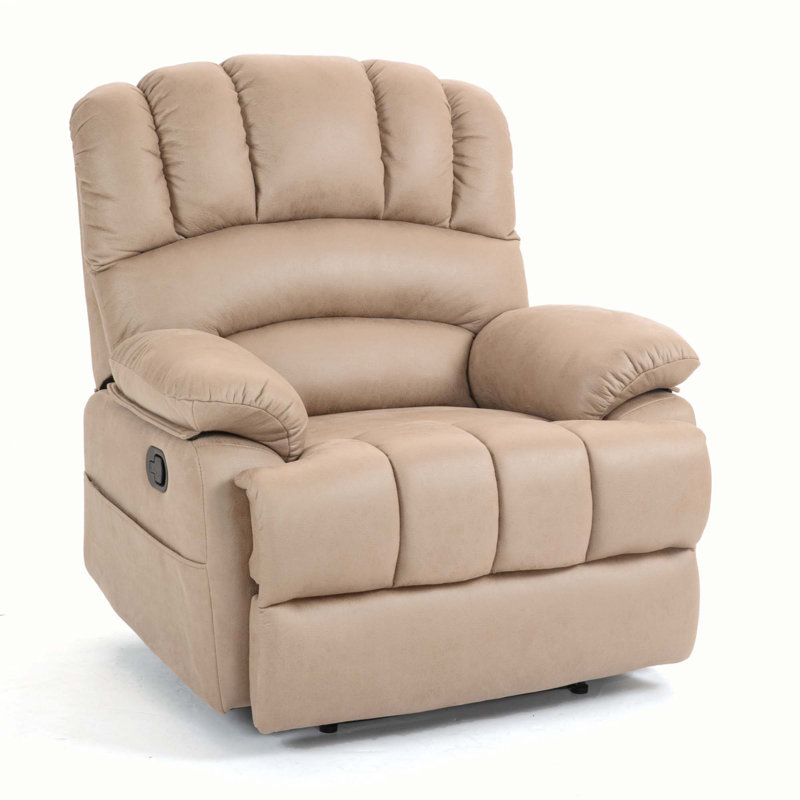 Waynette Recliner, Yellow Fabric