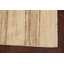 Tapis beige en laine noué à la main de conception unique 3 pi 1 po x 4 pi 10 po New Age