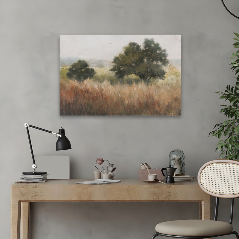 Art de traditions champêtre beige et brun, H 16 po x l 24 po