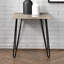 Ewalt Side Table with metal legs-1979876427