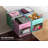 Sorbus Storage Bins with Clear Window - 6 Foldable Baskets with Handles-1683032580-1683032578