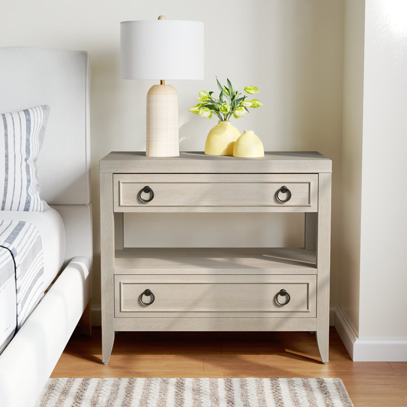 Caterina 2-Drawer Nightstand