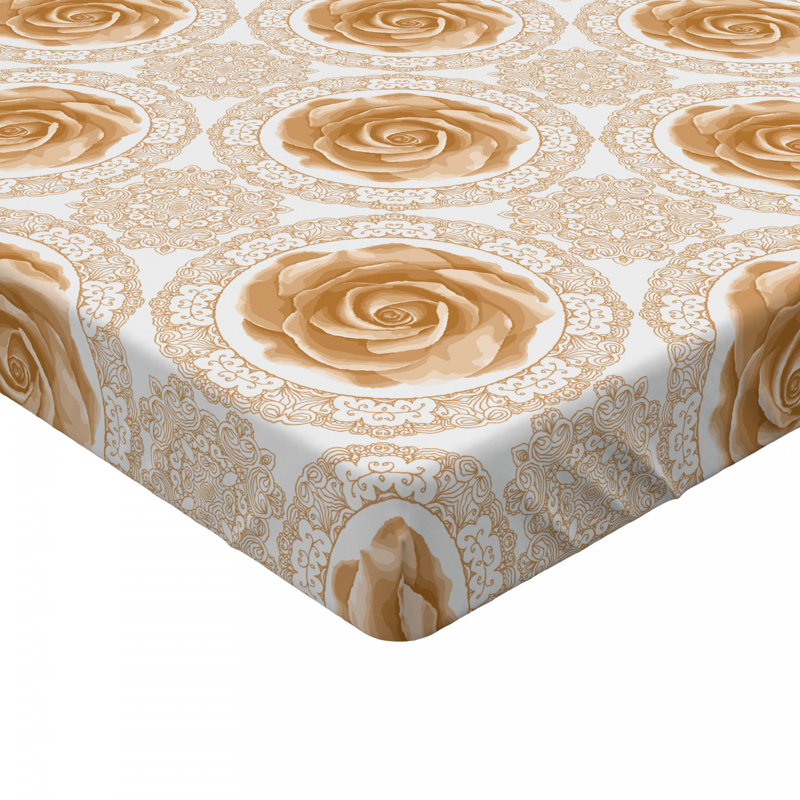 Drap-housse floral/floral, Drap-housse simple TG