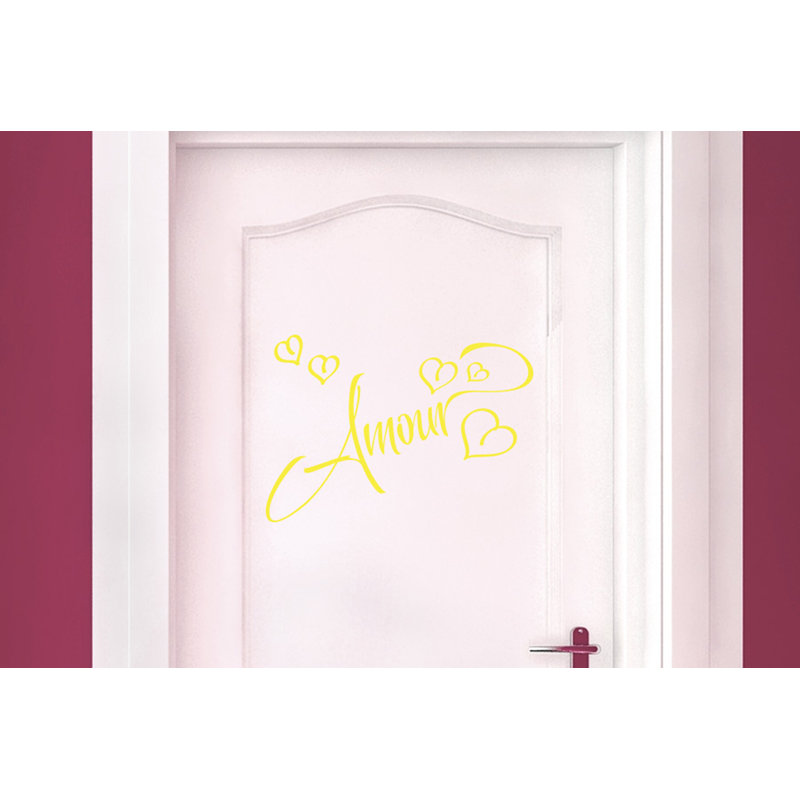 Wall Decal, Bright Yellow