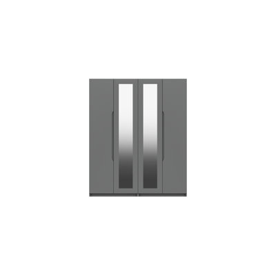 Alianys 4 Door Manufactured Wood Wardrobe
