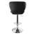 Makaay Swivel Upholstered Faux Leather Adjustable Height Counter Stool with Steel Frame
