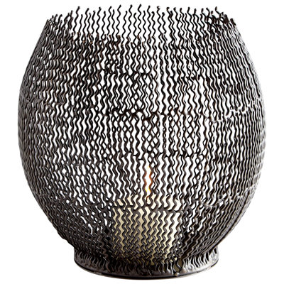 Ecliptic 10.25'' H Iron Tabletop Votive Holder