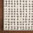Abani Oliver OLV120B Modern Cream Black Textured Crosshatch Minimalist Area Rug-609033705