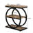 Marquille 3-Tier Narrow End Table with Round Metal Frame-1121772844