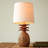 Resin Pineapple Table Lamp with Linen Shade-1463774071