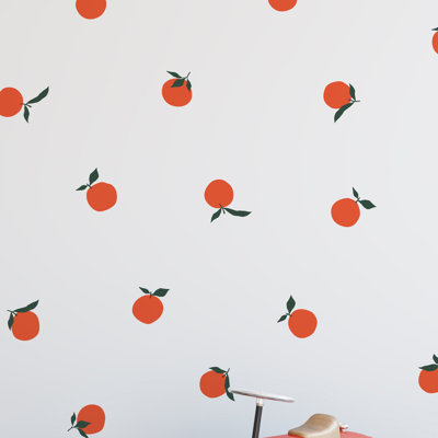 Adhésif décoratif orange