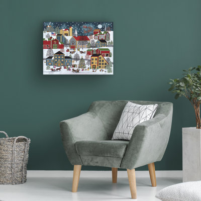 A Winter Night Graphic Art Print