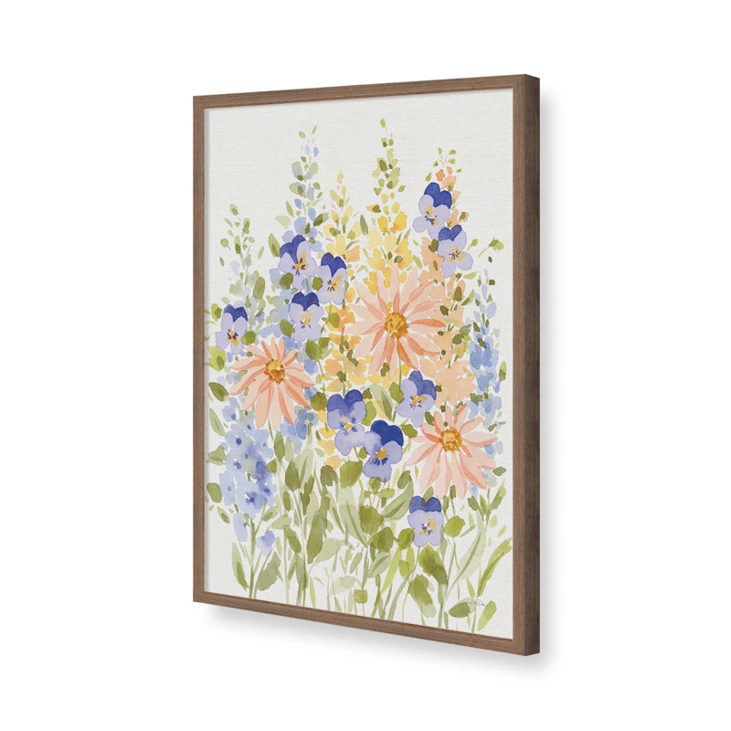 «Spring Celebration VI» par Katrina Pete, reproduction d'art, Brun, H 32 po x l 24 po