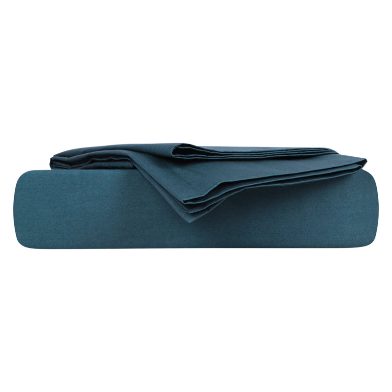 Fitted Sheet Sets 100% Organic Cotton Percale Weave Sheet, 400 Thread Count GOTS Certified, Smooth & Moisture-Wicking