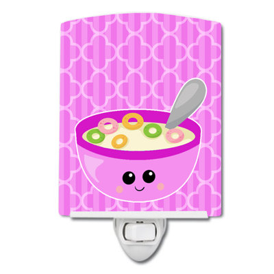 Bowl of Cereal Ceramic Night Light