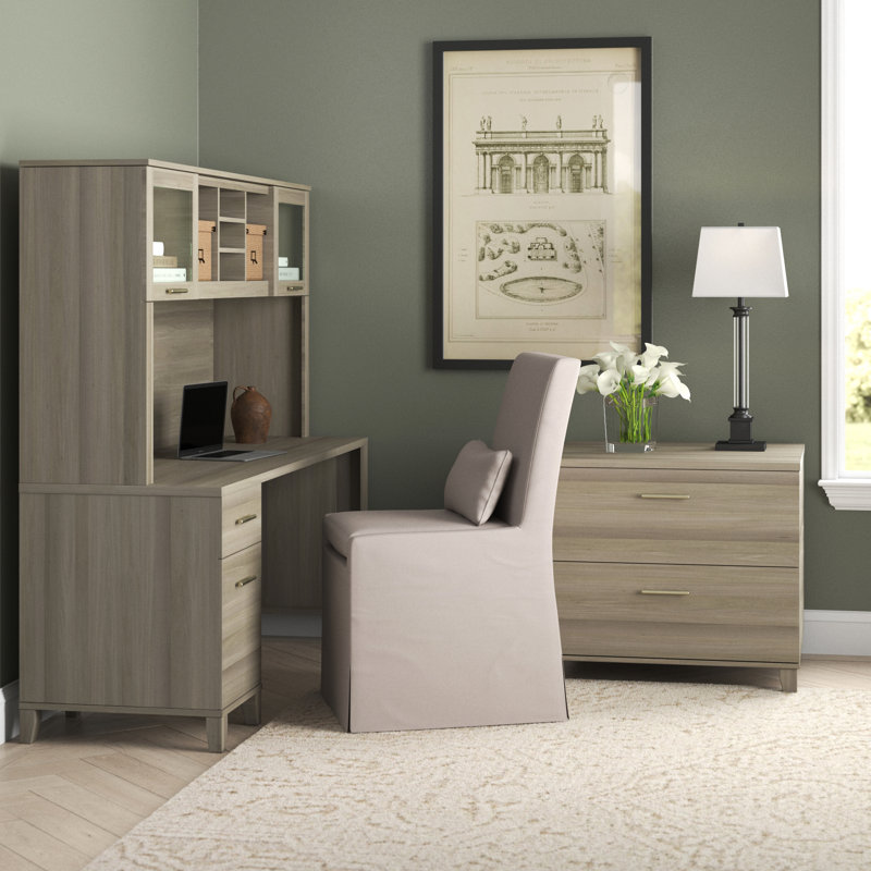 Ozro 71'' Desk, Ash Gray