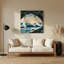 Art mural hawaïen avec arches naturelles grises-69491161