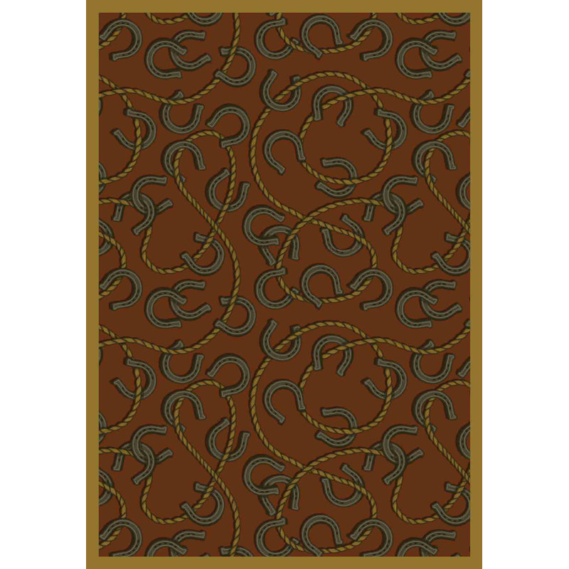 Tapis Whodesy Rodeo, Rectangle 3 pi 10 po x 5 pi 4 po