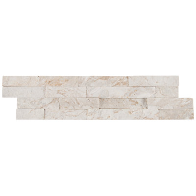 SAMPLE - 6 in. x 24 in. Split Face Natural Stone Ledger Panel Wall Tile