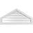 Peaked Surface Mount Signature Urethane Non-Functional Gable Vent 7/12 Pitch Primed Tan-101733031