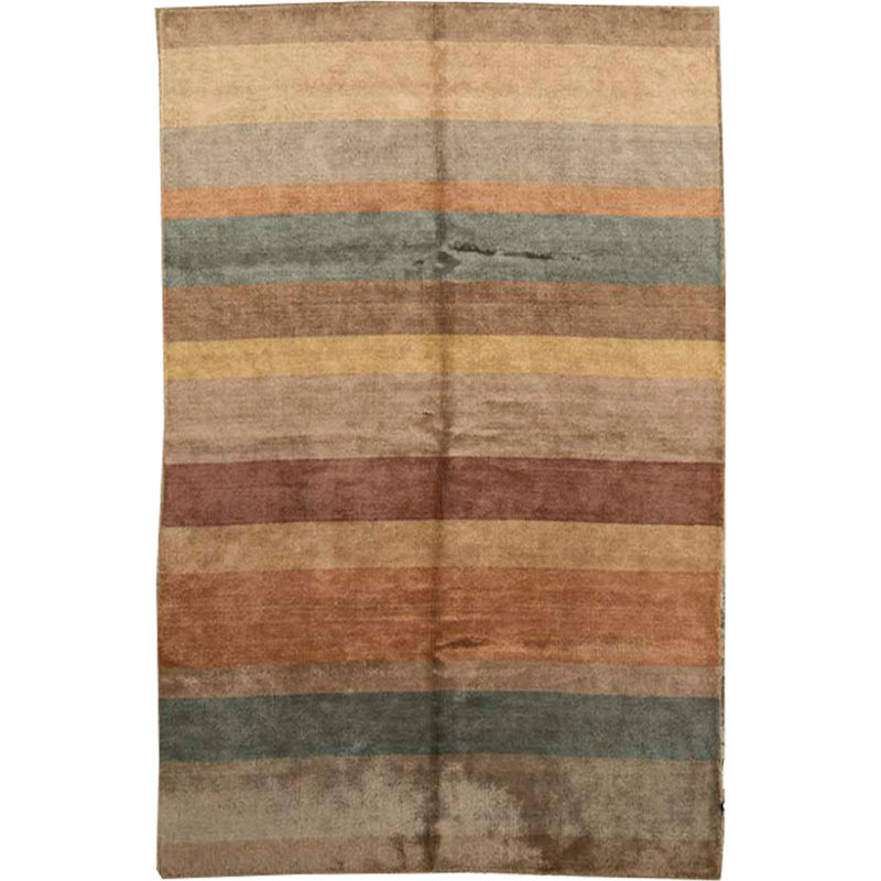 Gabbeh Hand-Knotted High-Quality Brown Area Rug