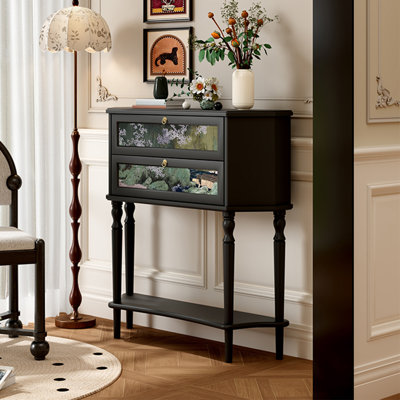 Multifunctional Solid Wood Console Table