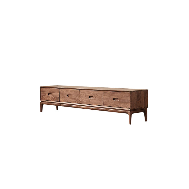 European style solid wood TV stand