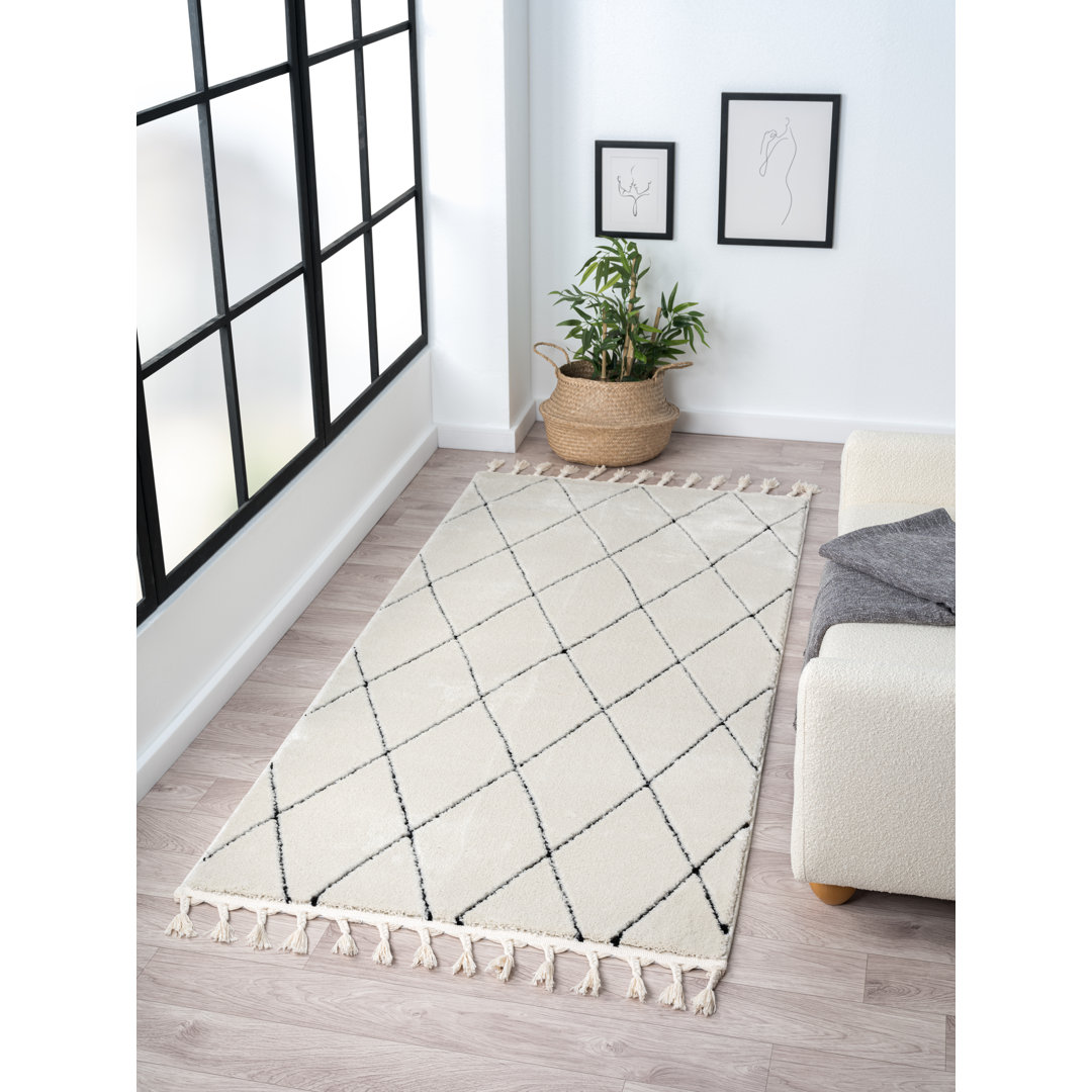 Teppich Fantasy Tapis weiß