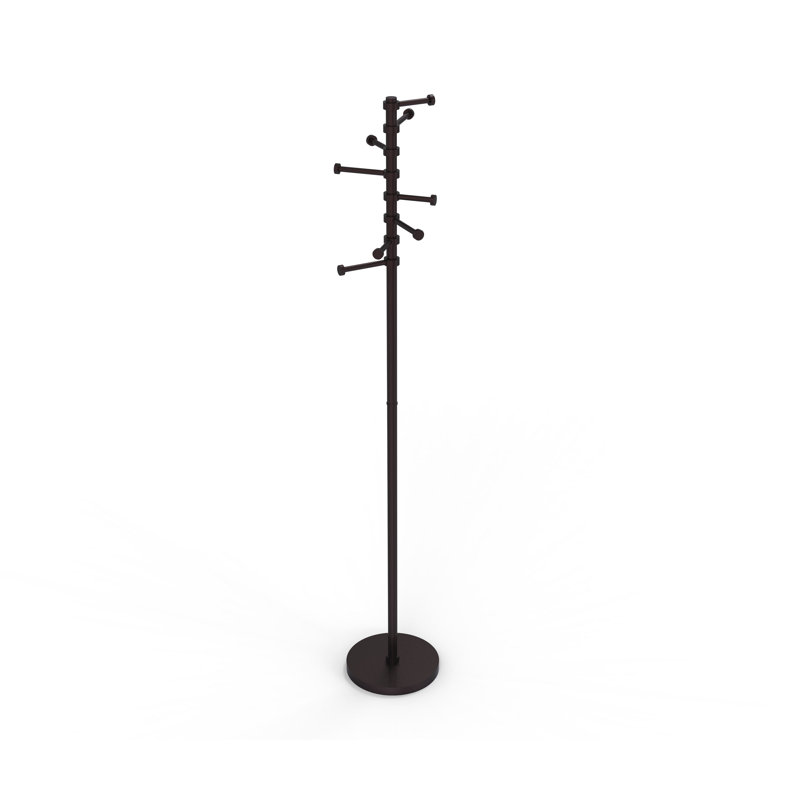 Freestanding Coat Rack, Antique Bronze