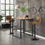 Metal Base Dining Table-71129582-71129581