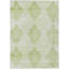 Tapis extérieur lavable antidérapant à motif géométrique vert menthe 3 pi x 5 pi